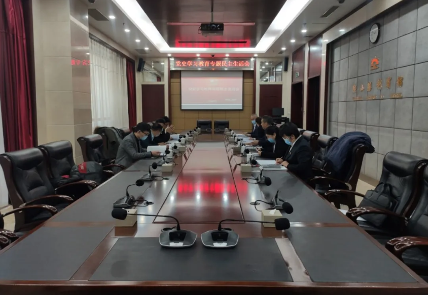 恒行娱乐集团 温泉集团党委班子召开党史学习教育专题民主生活会